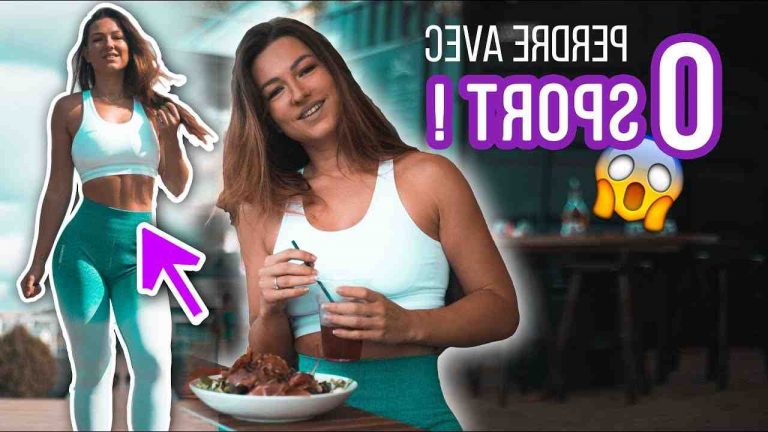 comment maigrir sans sport