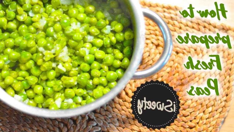 comment cuisiner des petits pois frais