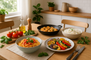 découvrez nos recettes faciles et rapides, idéales pour des soirs de semaine chargés. préparez de délicieux repas en un rien de temps et profitez d'une cuisine savoureuse sans la contrainte des longues heures en cuisine.